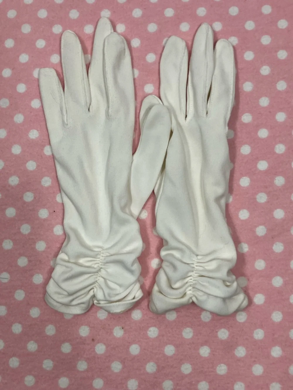 Vintage Ladies White Gloves 7